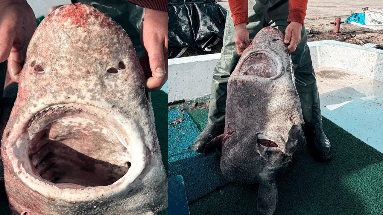 Balıkçı gözlerine inanamadı! Yalova'da 4 metrelik köpek balığı! 