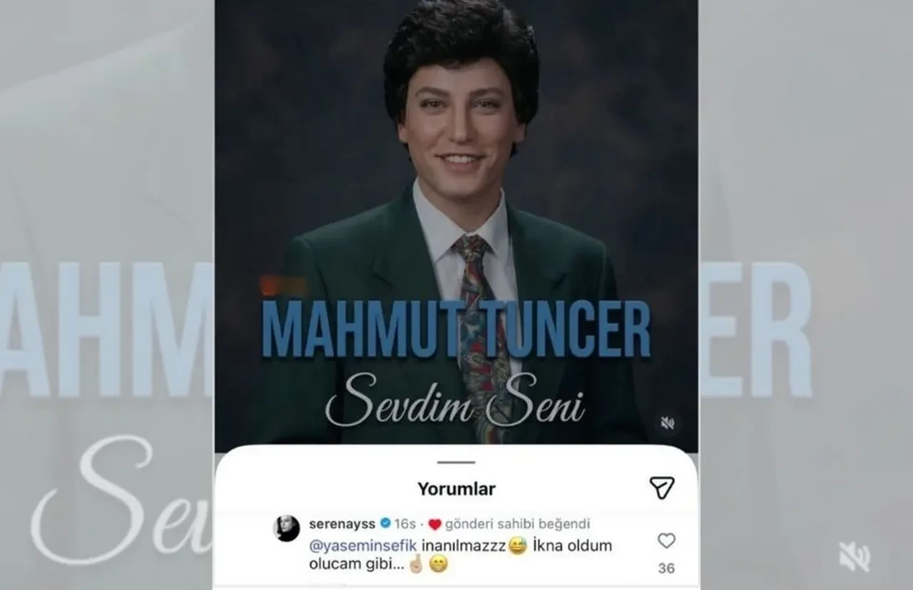 Mahmut Tuncer "Hayatımı Serenay Oynasın" dedi, Serenay Sarıkaya'dan esprili cevap geldi 