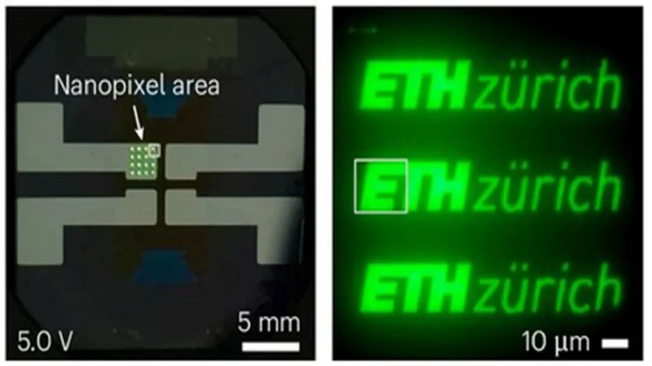 OLED’de nano devrim: İnsan hücresinden 100 kat küçük pikseller üretildi