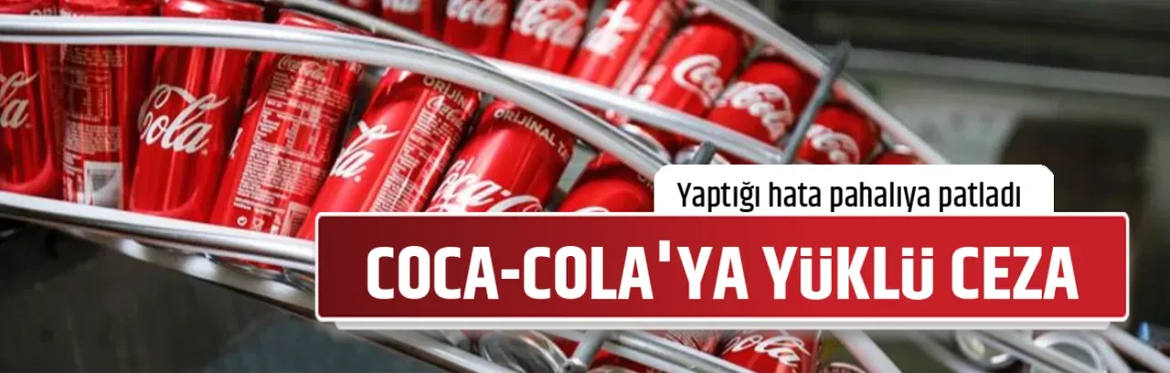 COCA-COLA'YA YÜKLÜ CEZA