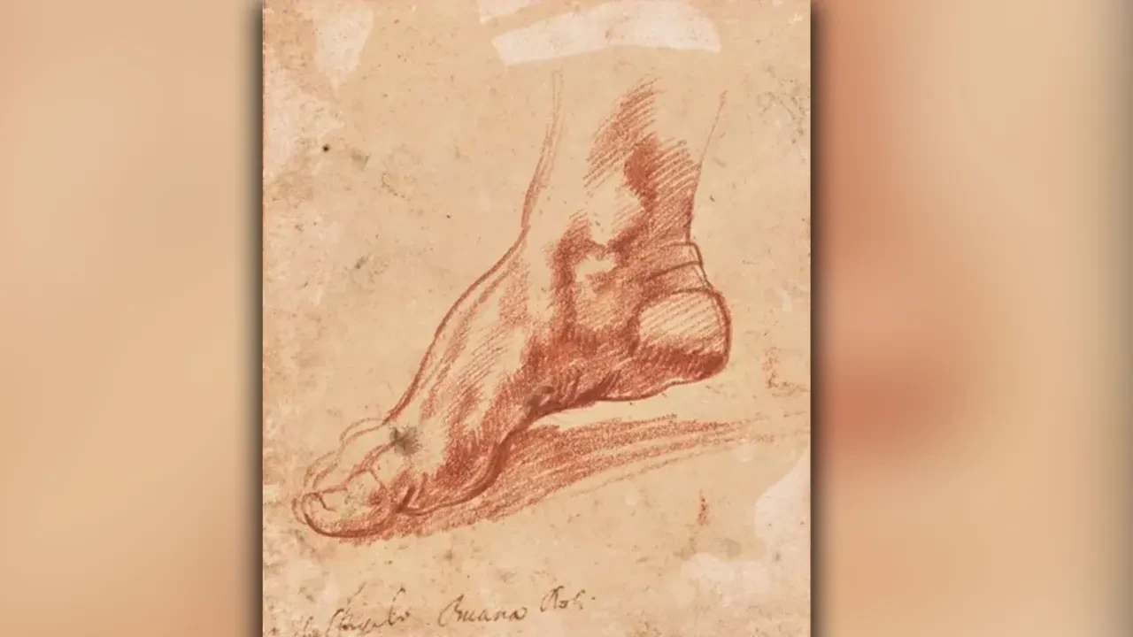 Sadece 13 santimlik, çıplak bu ayak çizimi 2 milyon dolara satılabilir! 