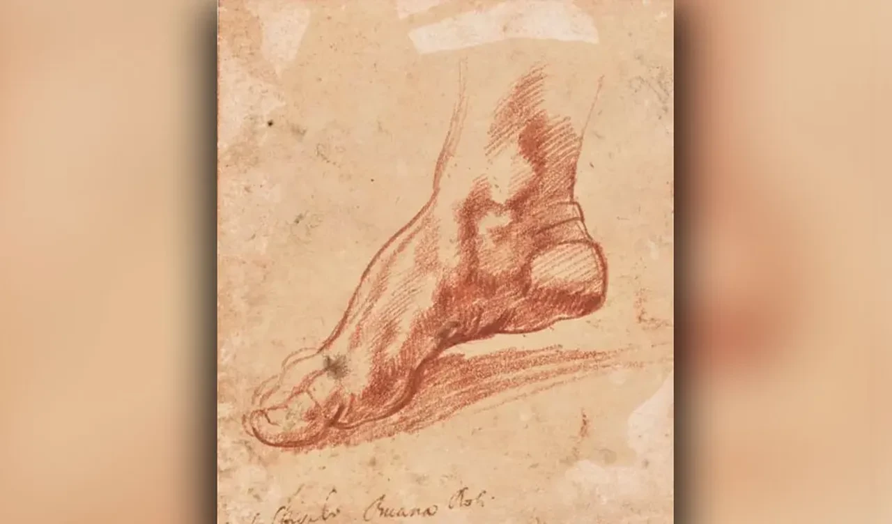 Sadece 13 santimlik, çıplak bu ayak çizimi 2 milyon dolara satılabilir! 