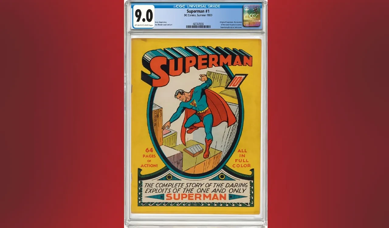 Temizlik yaparken milyoner oldular! Bir numaralı Superman dudak uçuklatan fiyata satıldı