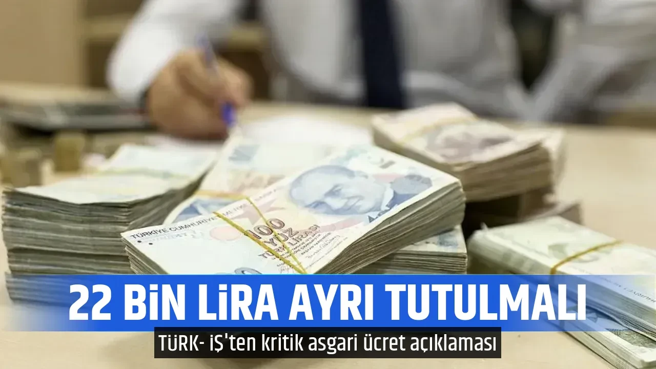 22 BİN LİRA AYRI TUTULMALI