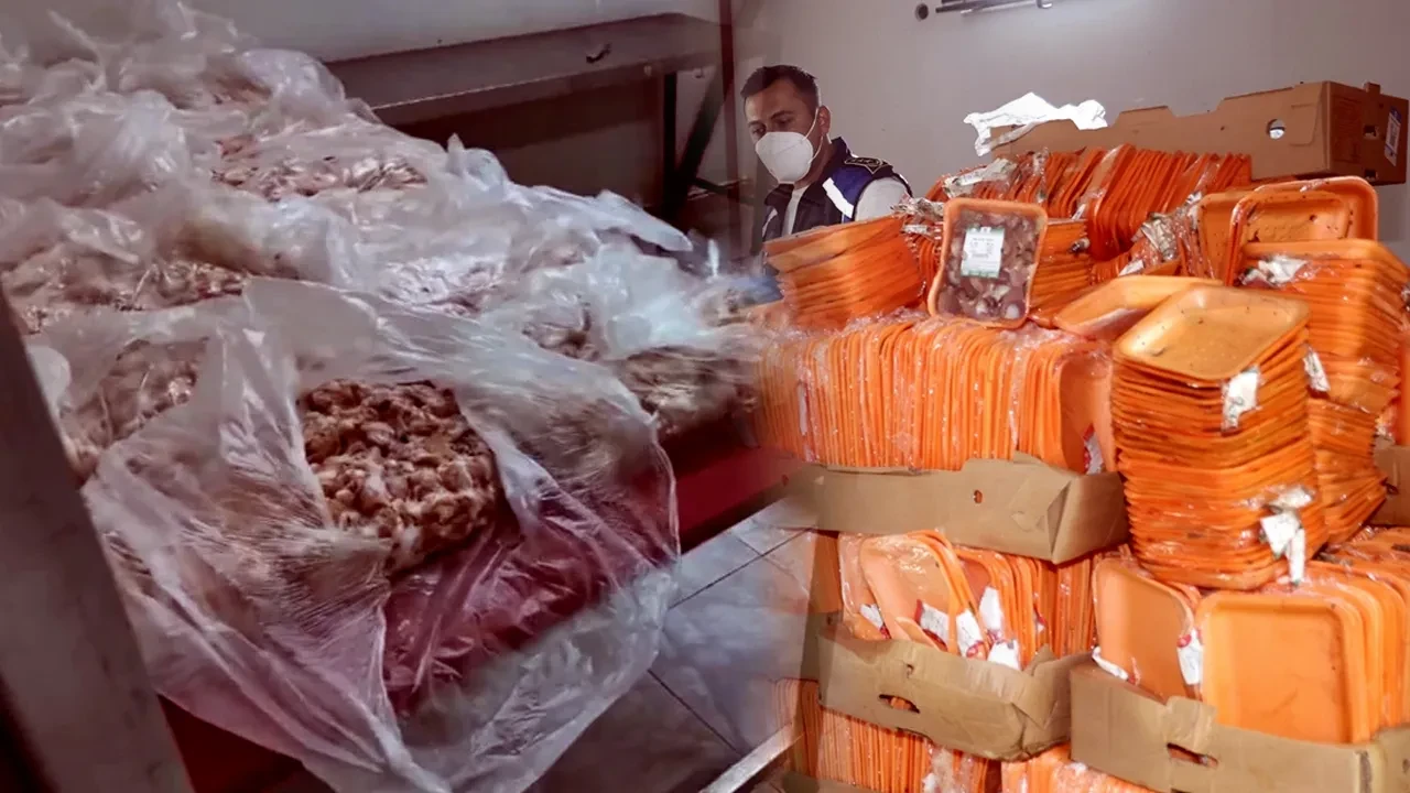 Antalya'da 25 ton bozuk tavuk ele geçirildi! Vatandaşa bunları yedireceklerdi 