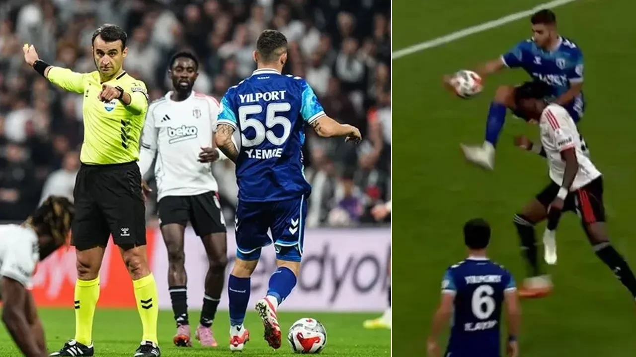Beşiktaş'tan çok sert hakem tepkisi! Samsunspor maçındaki penaltı pozisyonun VAR kayıtları ortaya çıktı