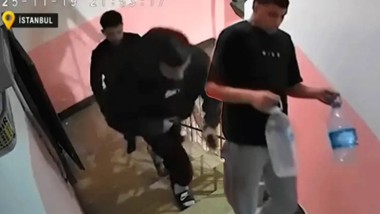 Ortaköy'de bir evsiz bir binanın çatı katına yerleşti! Bina sakinleri şaşkına döndü