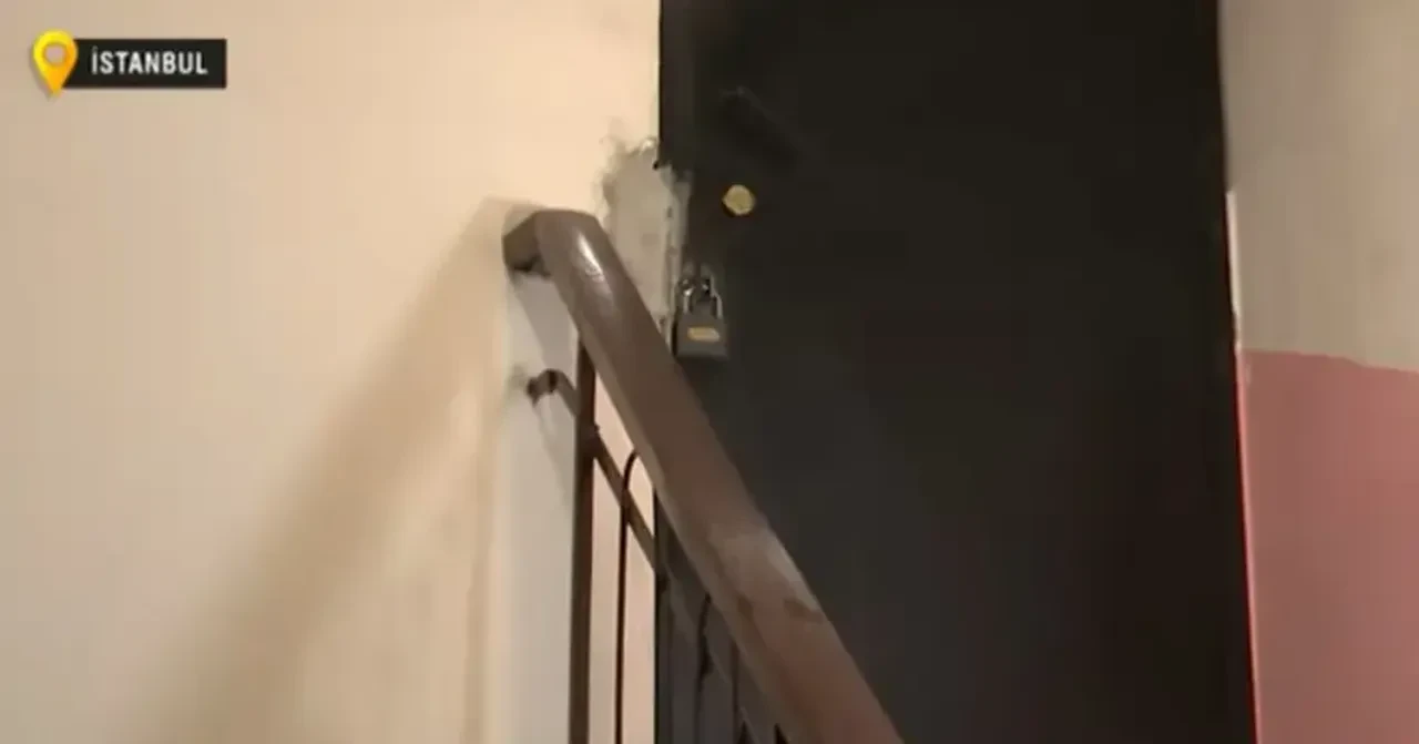 Ortaköy'de bir evsiz bir binanın çatı katına yerleşti! Bina sakinleri şaşkına döndü