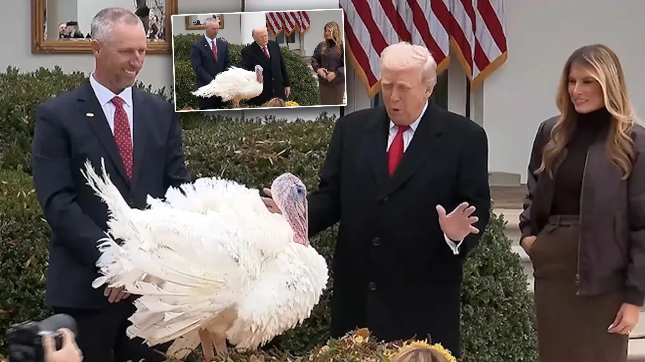 Trump Beyaz Saray'da hindileri karşıladı, onlar için resmi af çıkardı