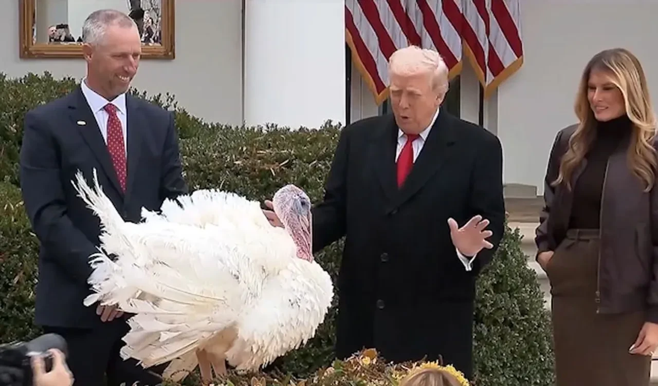 Trump Beyaz Saray'da hindileri karşıladı, onlar için resmi af çıkardı