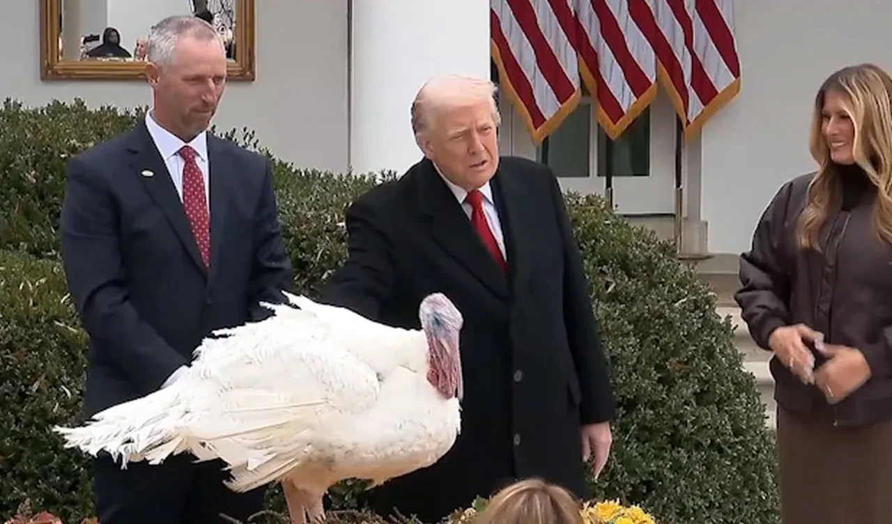 Trump Beyaz Saray'da hindileri karşıladı, onlar için resmi af çıkardı
