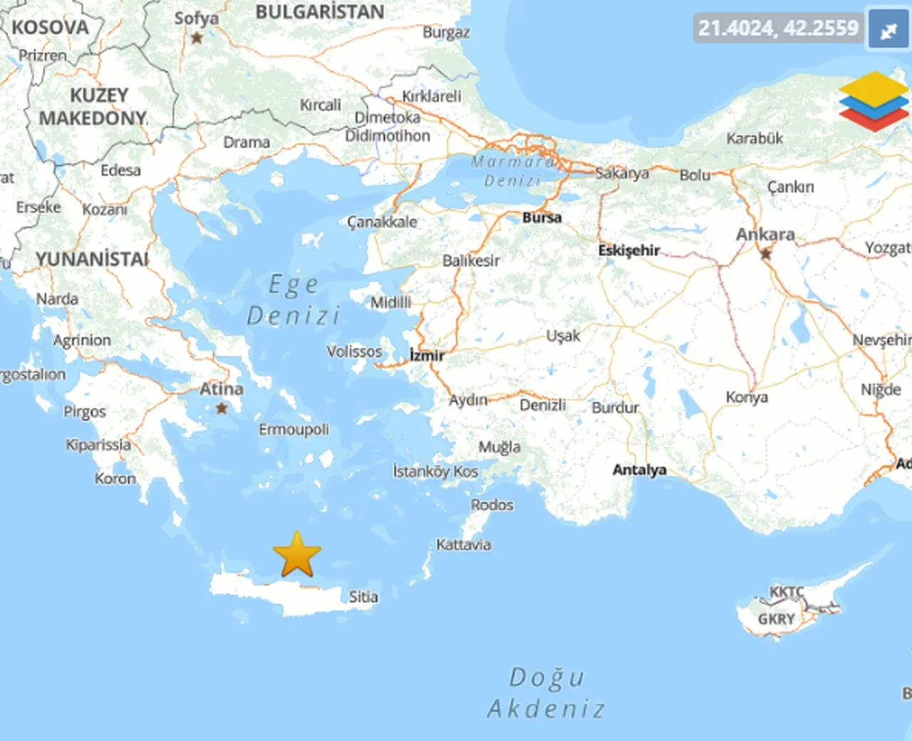 Ege Denizi'nde deprem oldu! AFAD verileri açıkladı