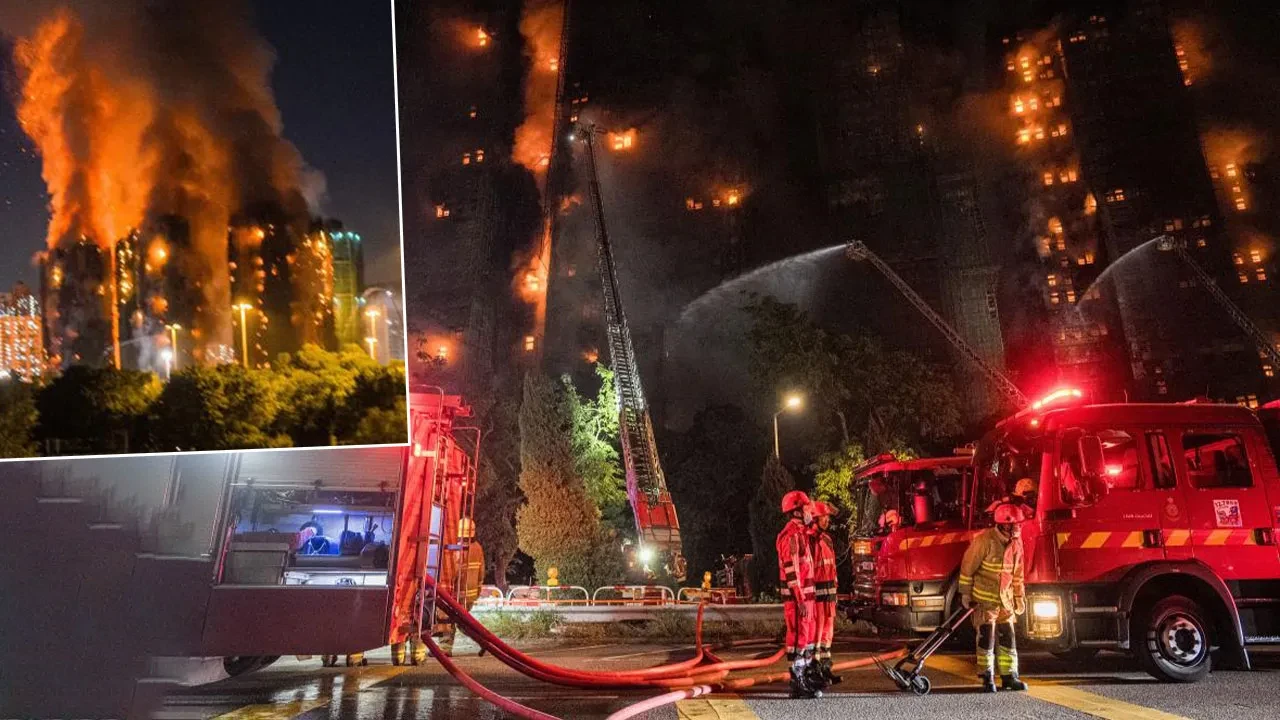 Hong Kong'da yangın felaketi! 7 gökdelen küle döndü: Yüzlerce kayıp var