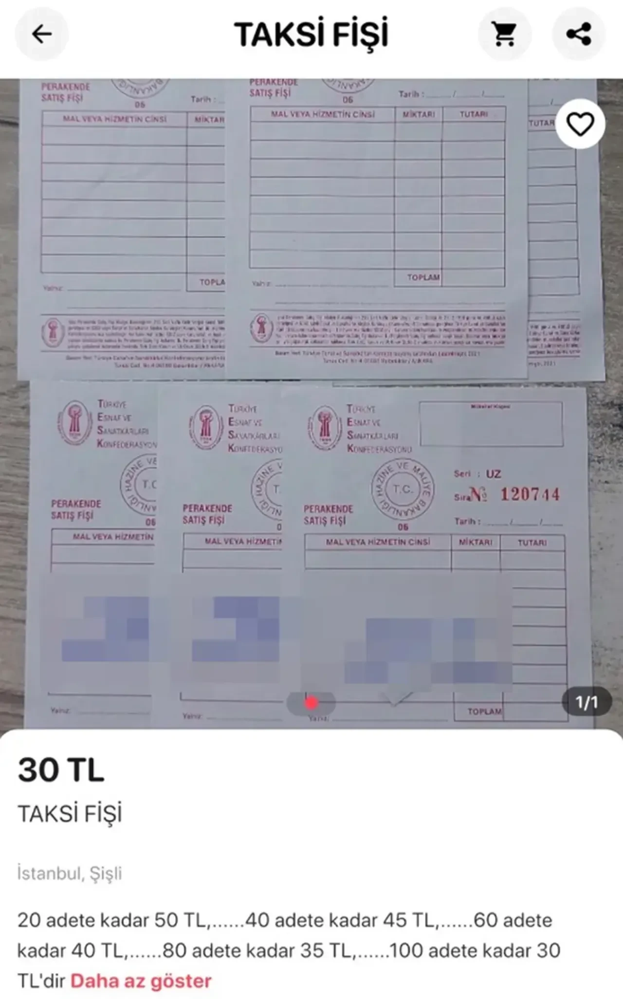 Taksi faturaları arkasında dönen vergi kaçakçılığı! O kadar rağbet var ki internette satışa çıktı!