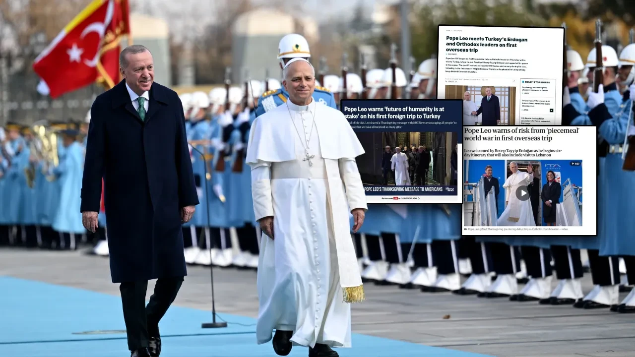 Papa 14. Leo'nun Erdoğan'a çağrısı dünya basınında geniş yankı uyandırdı: Türkiye Orta Doğu'da çok etkili