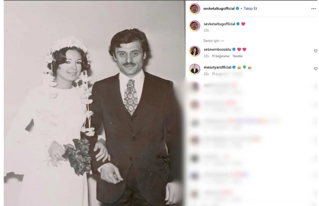 Şevket Altuğ ve Jale Altuğ 54’üncü evlilik yıldönümlerini kutladı