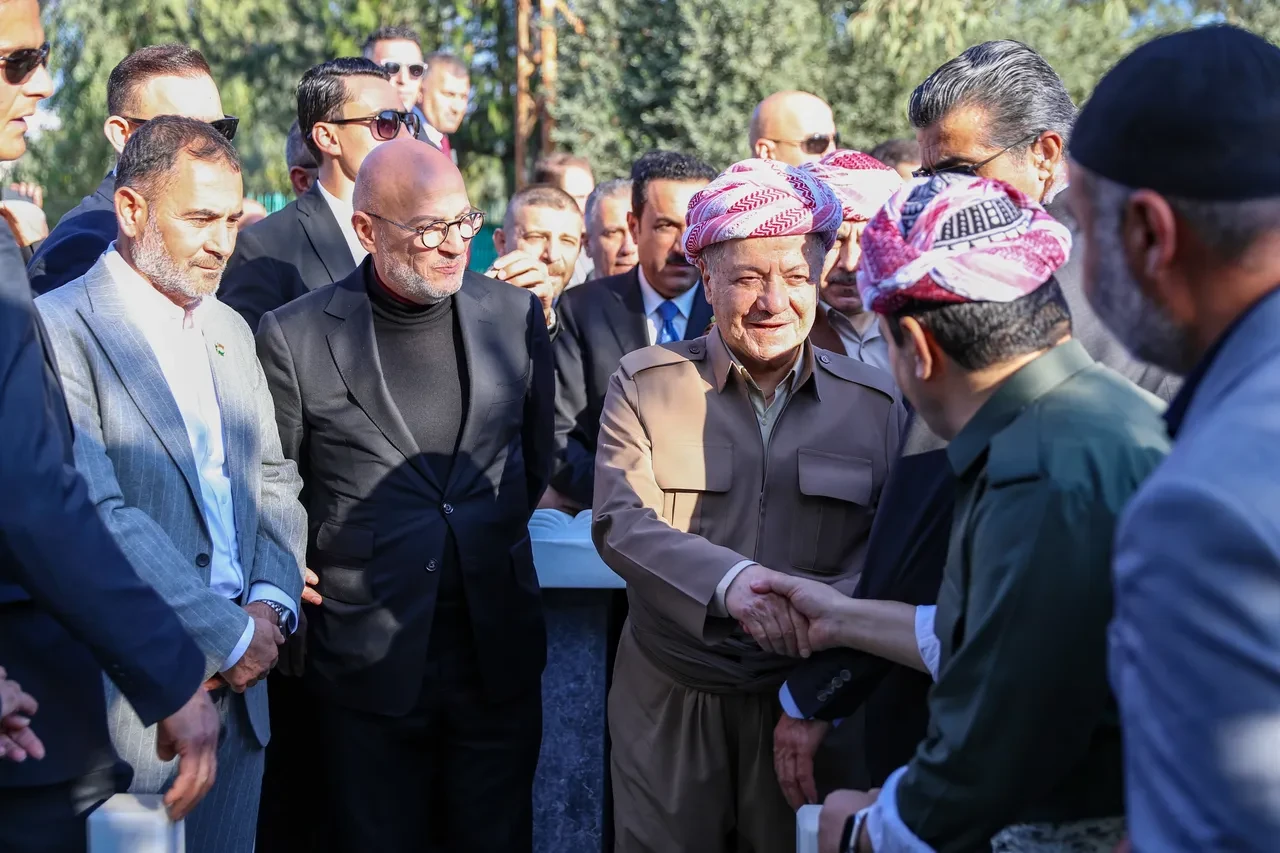 Mesut Barzani Şırnak'ta! Şerafettin Elçi için 'Bu şahsın yeri cennettir' dedi