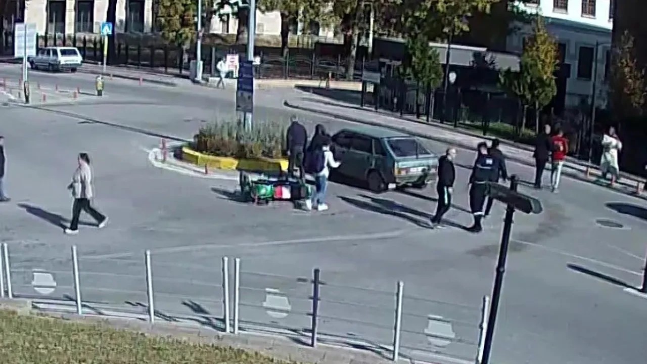 Motosikletli havada takla attı, ilk yaptığı şey şaşırttı