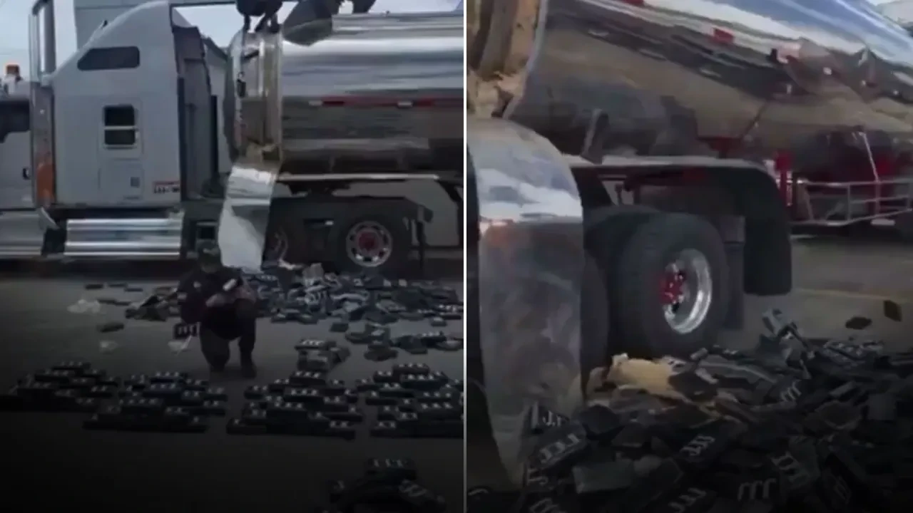 Venezuela'da yakıt tankerine şok operasyon! Gizli bölmelerden çıkanlar görenleri hayrete düşürdü