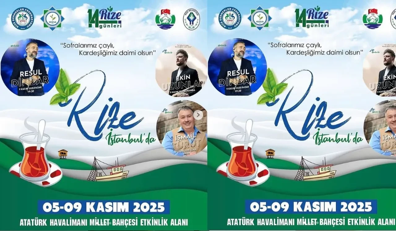 Bitlis, Rize tanıtım günleri ne zaman başlıyor, nerede? Atatürk Havalimanı Millet Bahçesi etkinliklerinin programı