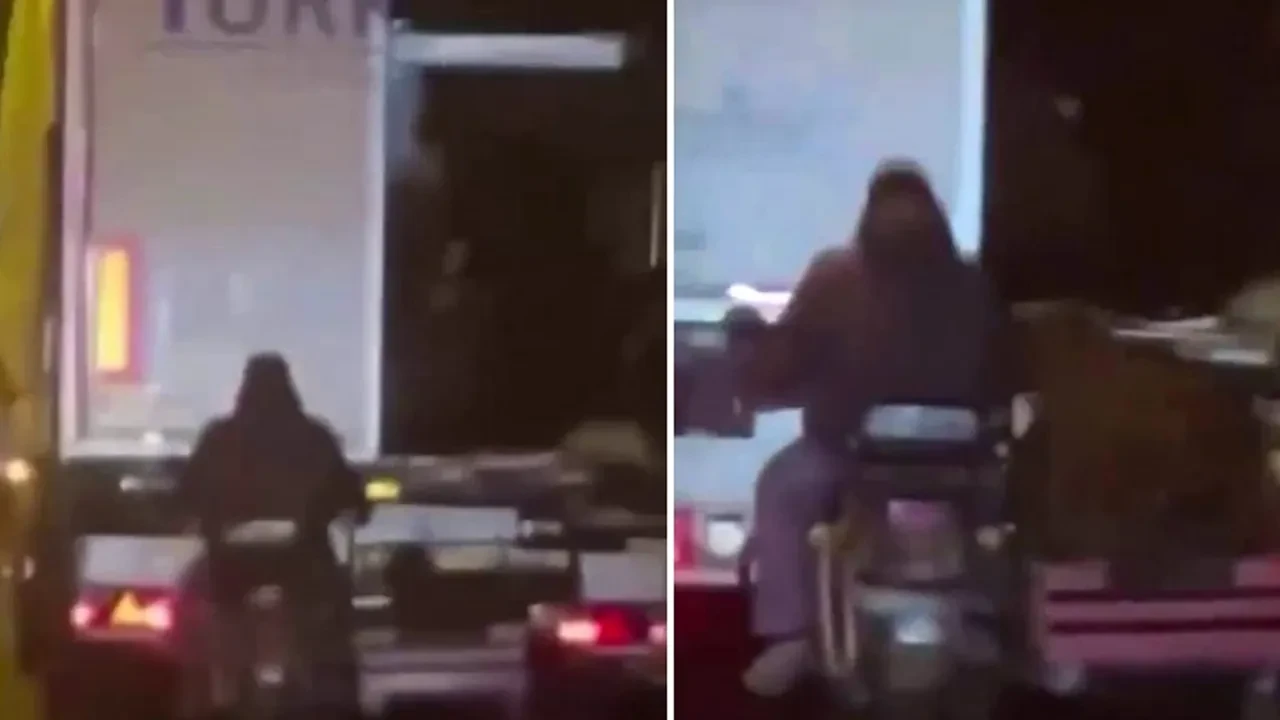 Diyarbakır'da hırsızlar boyut atladı! Tırın dorsesinden motorla koyun çaldılar