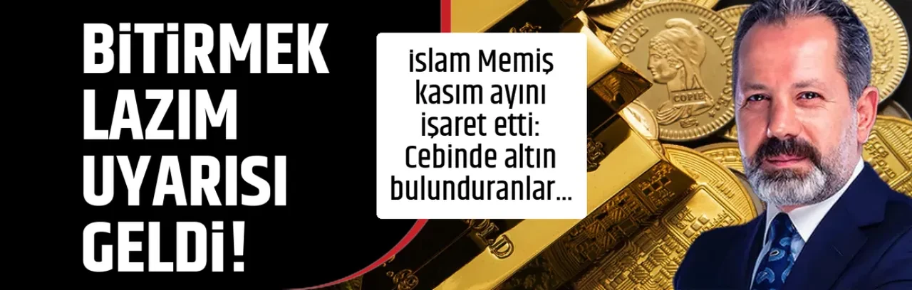 BİTİRMEK LAZIM UYARISI GELDİ!