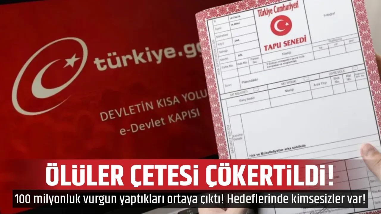 ÖLÜLER ÇETESİ ÇÖKERTİLDİ!