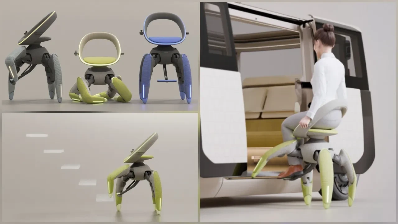 'Yürüyen tekerlekli sandalye' konsepti tanıtıldı: Engelleri yok eden tasarım