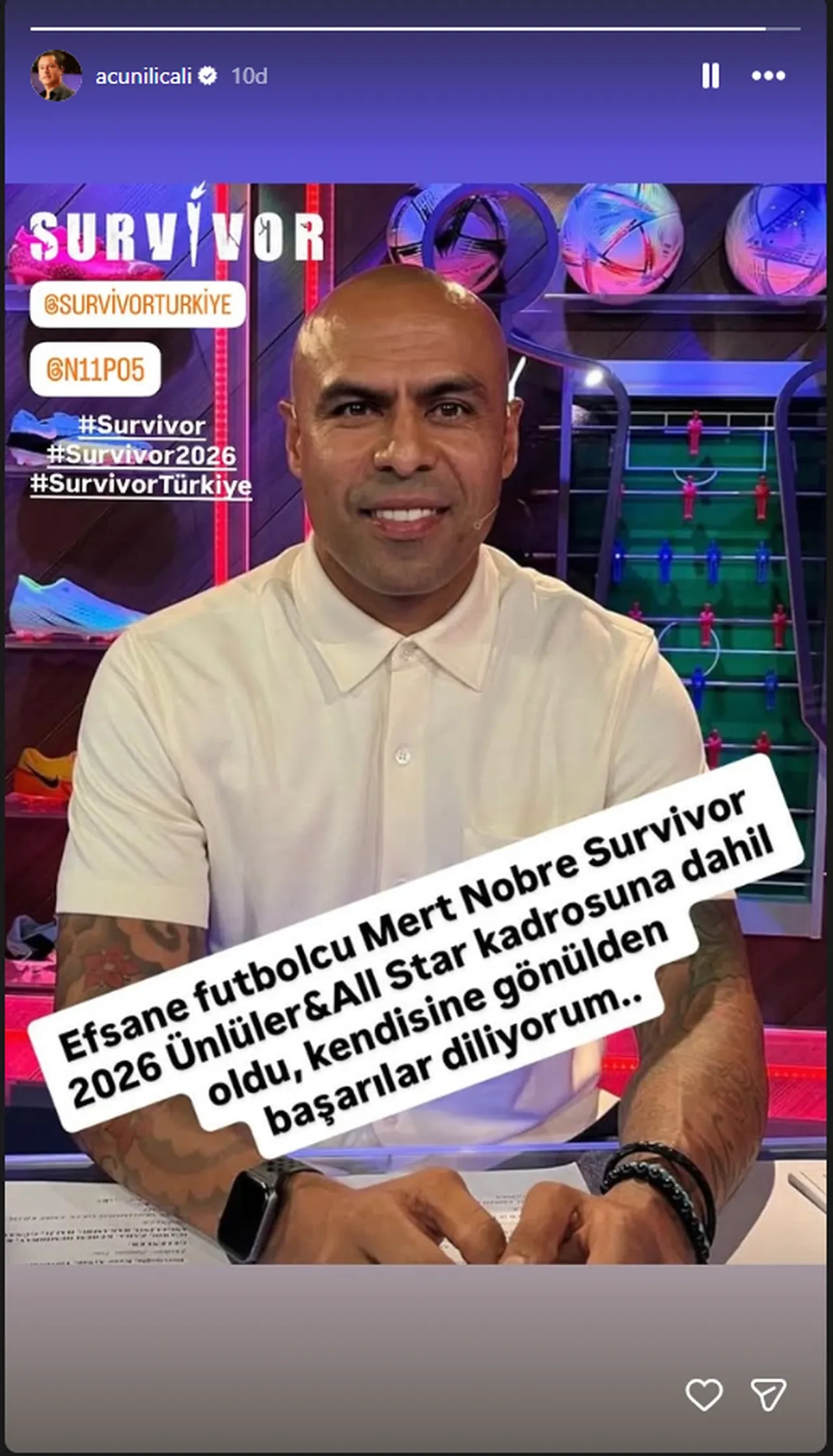 Acun Ilıcalı açıkladı, Beşiktaş taraftarı heyecanlandı! Survivor'ın yeni yarışmacısı belli oldu
