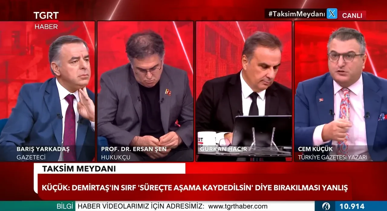 Cem Küçük'ten Selahattin Demirtaş'ın tahliye edilme ihtimaline tepki: Siyasete göre değil vicdanınıza göre tavır alın! Erdoğan'a da TRT çağrısı yaptı