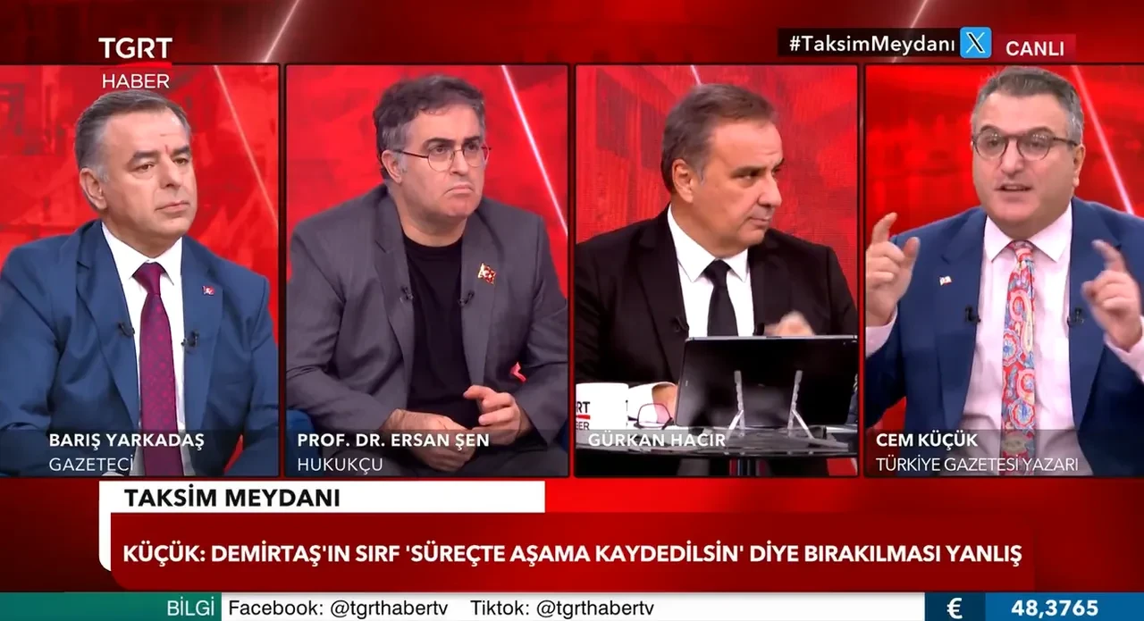 Cem Küçük'ten Selahattin Demirtaş'ın tahliye edilme ihtimaline tepki: Siyasete göre değil vicdanınıza göre tavır alın! Erdoğan'a da TRT çağrısı yaptı