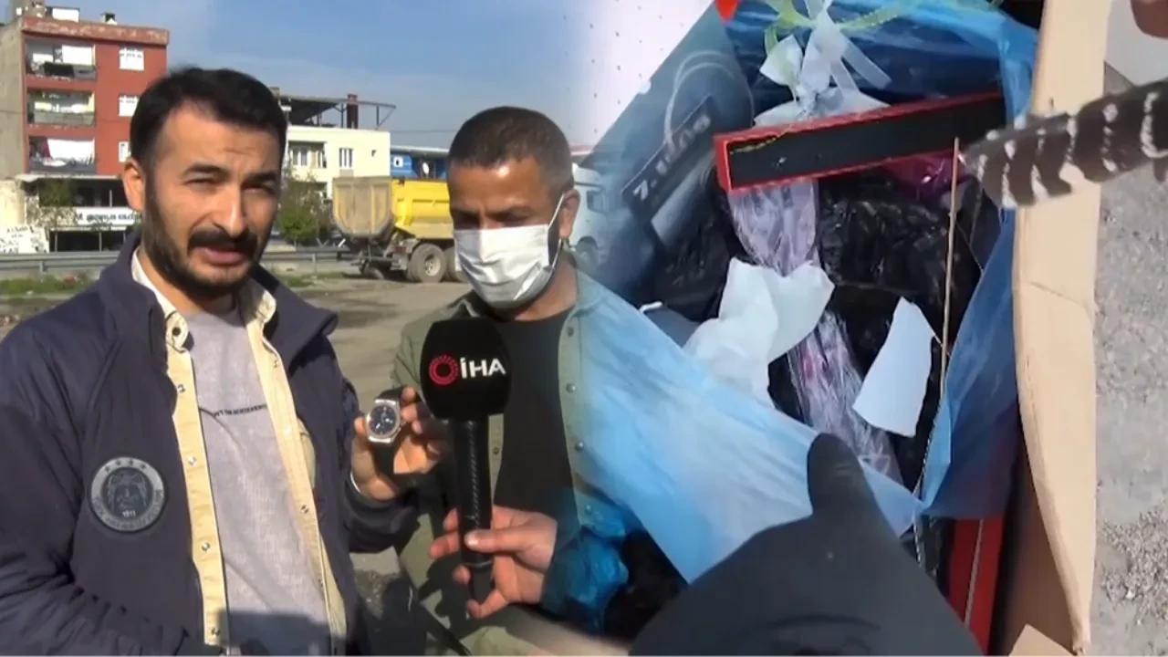 Çöp çöp dolaşıp servet topluyorlar! Bulduğu saatin fiyatına inanamadı: 'Normalde yanına yaklaşamam'
