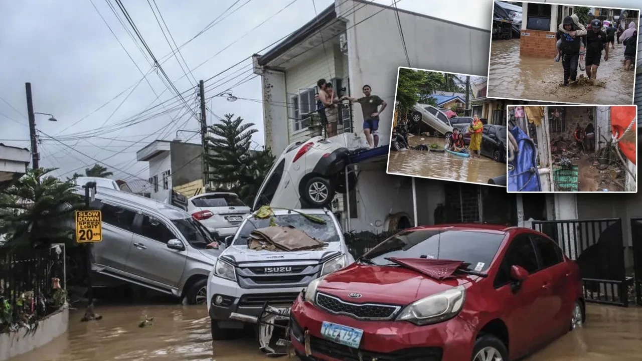 Kalmaegi Tayfunu ülkeyi yerle bir etti: 2 kişi öldü, on binlerce kişi evinden oldu