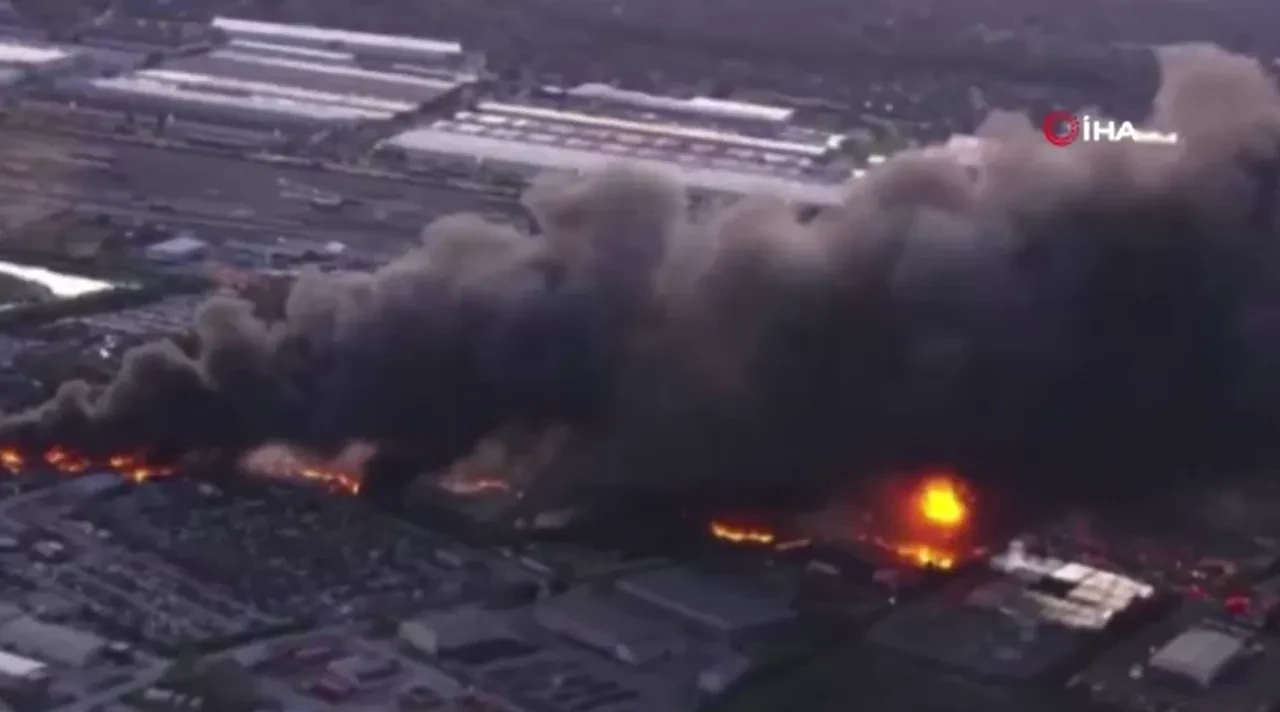 ABD'de uçak kazası! Alev topuna döndü: Ölü ve yaralılar var