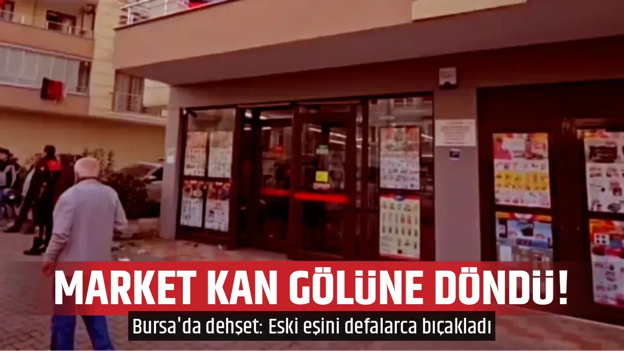 MARKET KAN GÖLÜNE DÖNDÜ! 