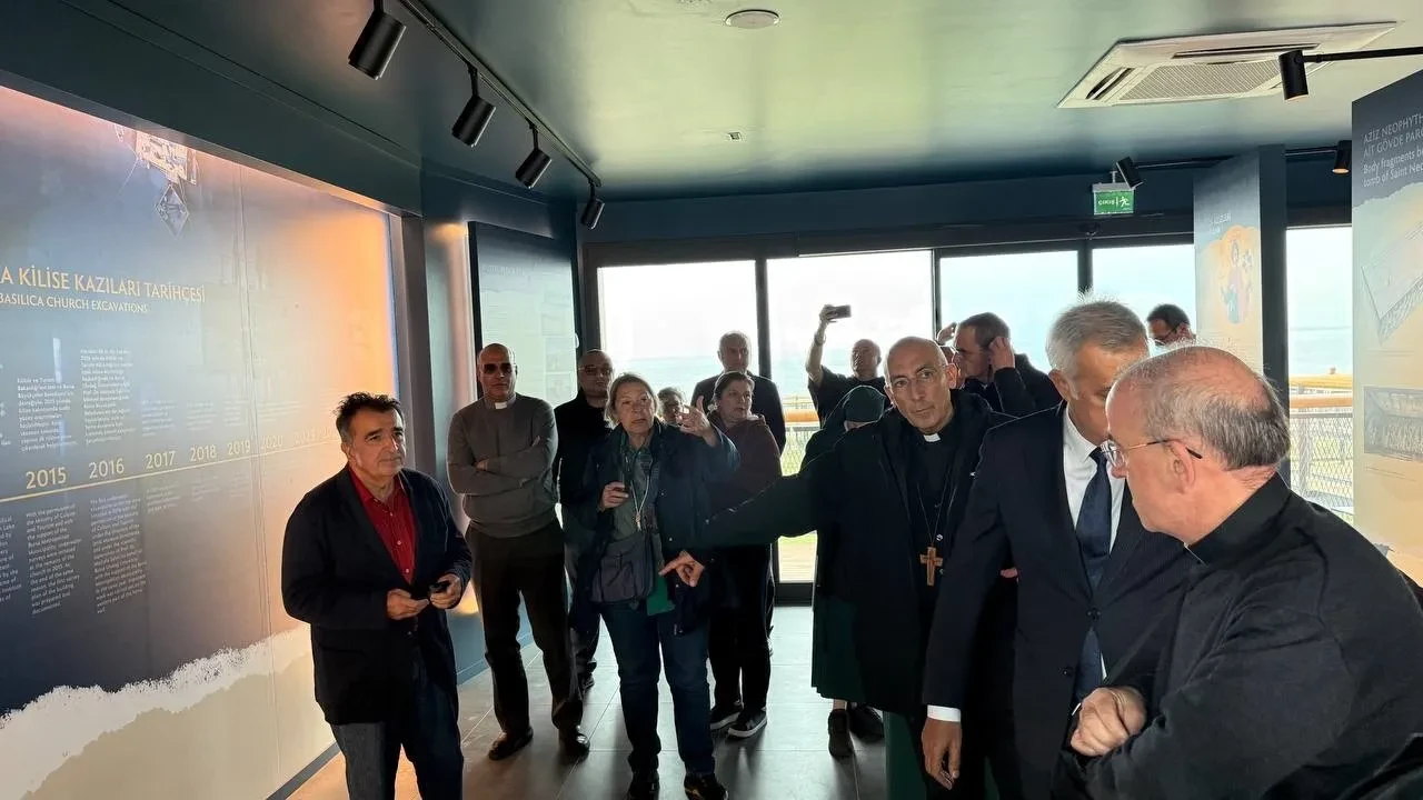 Papa vekilinden İznik’te önemli ziyaret! Kardinal Vekili Özel Sekreteri ve Roma Piskoposluğu Vekili de eşlik etti