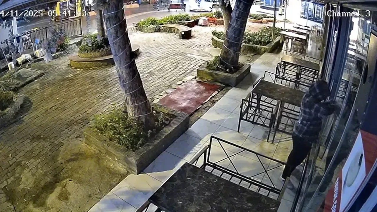 'Profesyonel hırsız' işletme sahibini şaşkına çevirdi