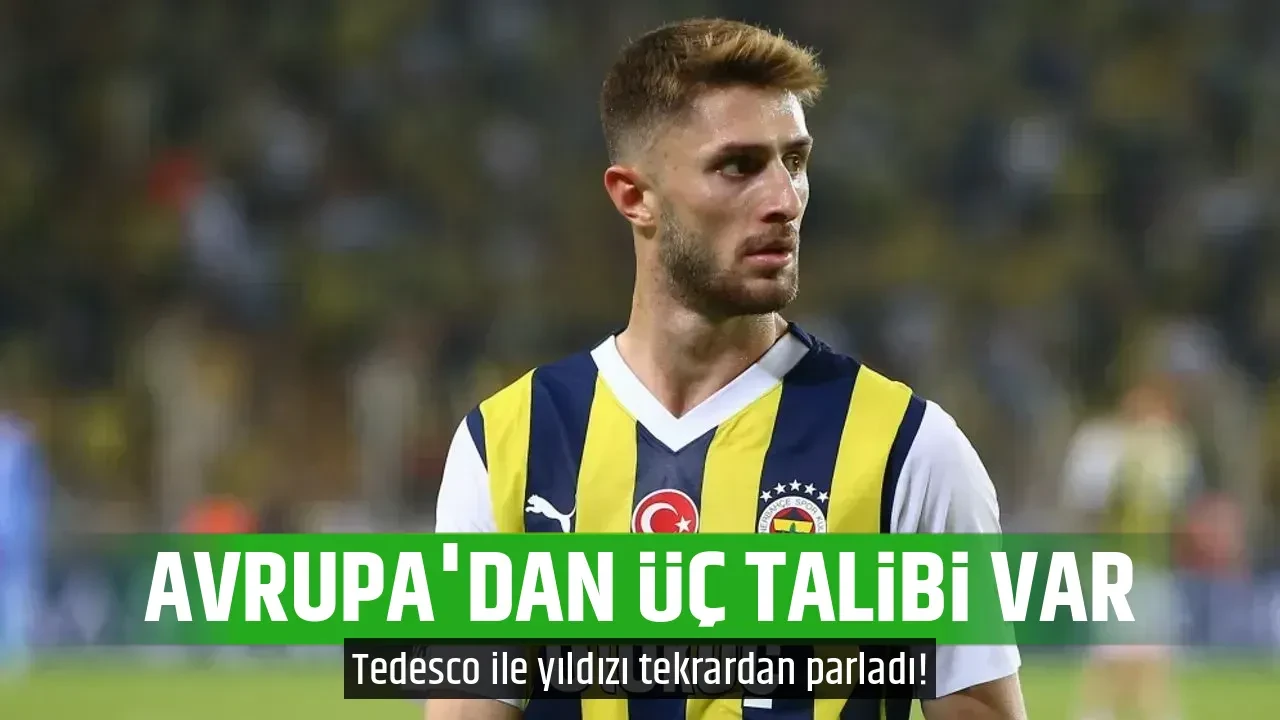 AVRUPA'DAN ÜÇ TALİBİ VAR