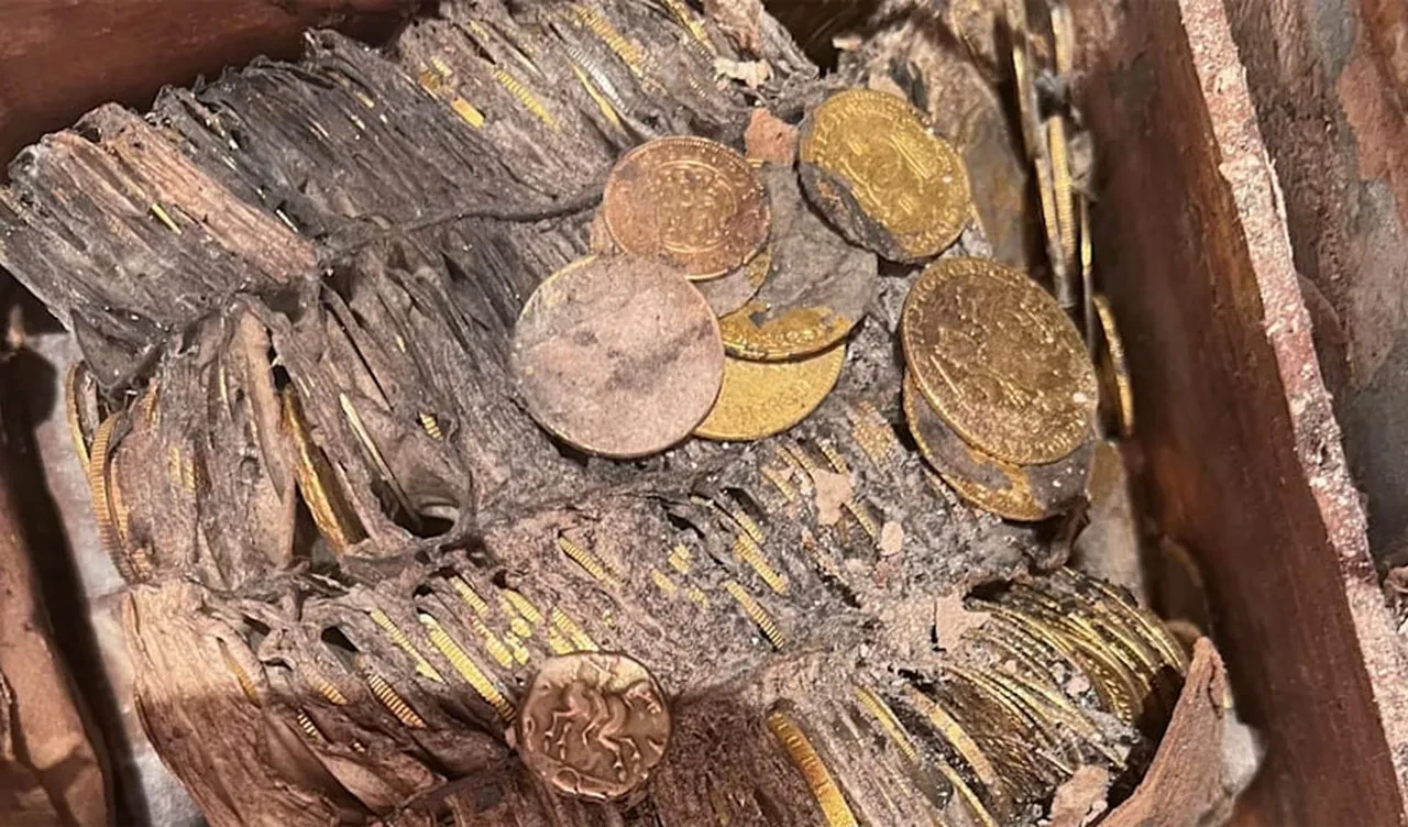 'Altın Dev'li hazine bahçeden çıktı! 349 gramlık altın zengin etti