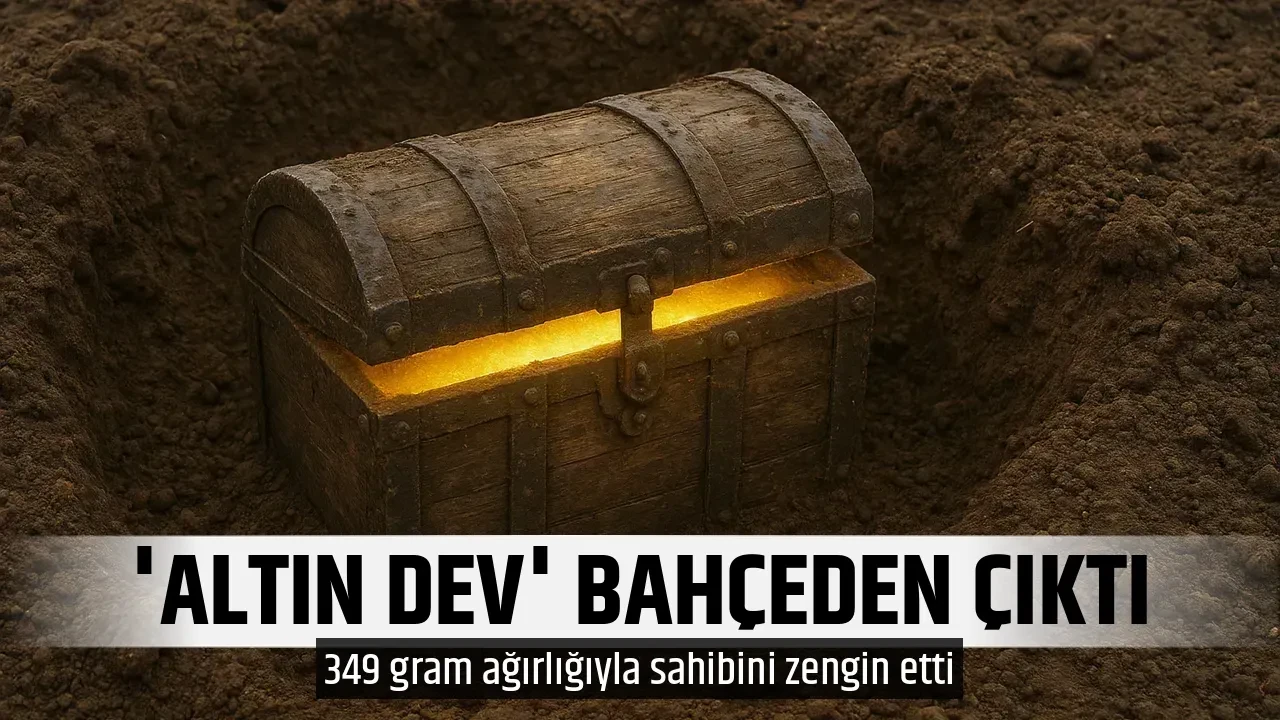 'ALTIN DEV' BAHÇEDEN ÇIKTI