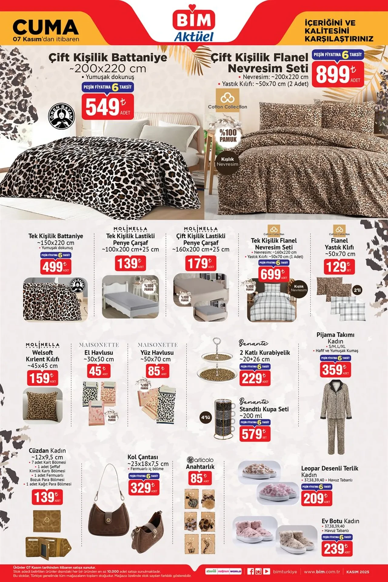 BİM aktüel 7 Kasım Cuma 2025 indirimli ürünler kataloğu paylaşıldı! Elektrikli düdüklü tencere, Çatal bıçak seti, Aksiyon kamerası raflarda