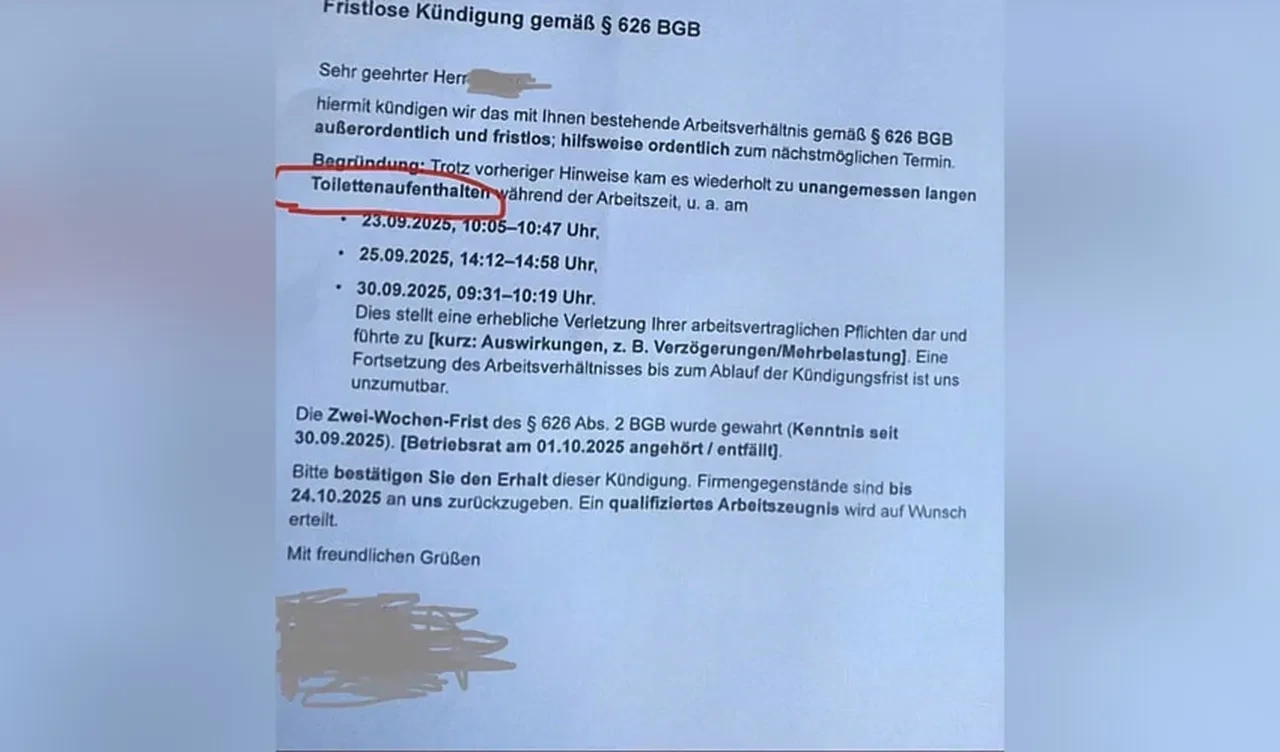 Çalışanın tuvalet süresi ifşa oldu, patronun kararı ülkeyi de karıştırdı