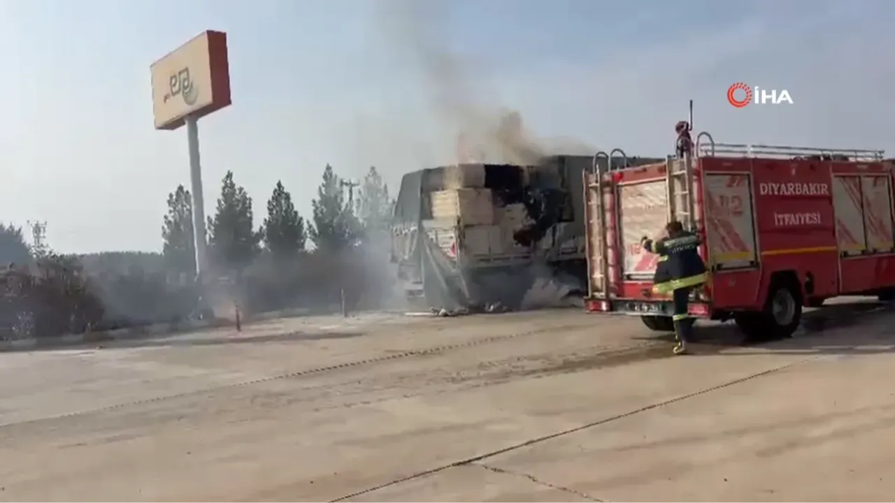 Diyarbakır'da akaryakıt istasyonunda facianın eşiğinden dönüldü! O anlar kamerada