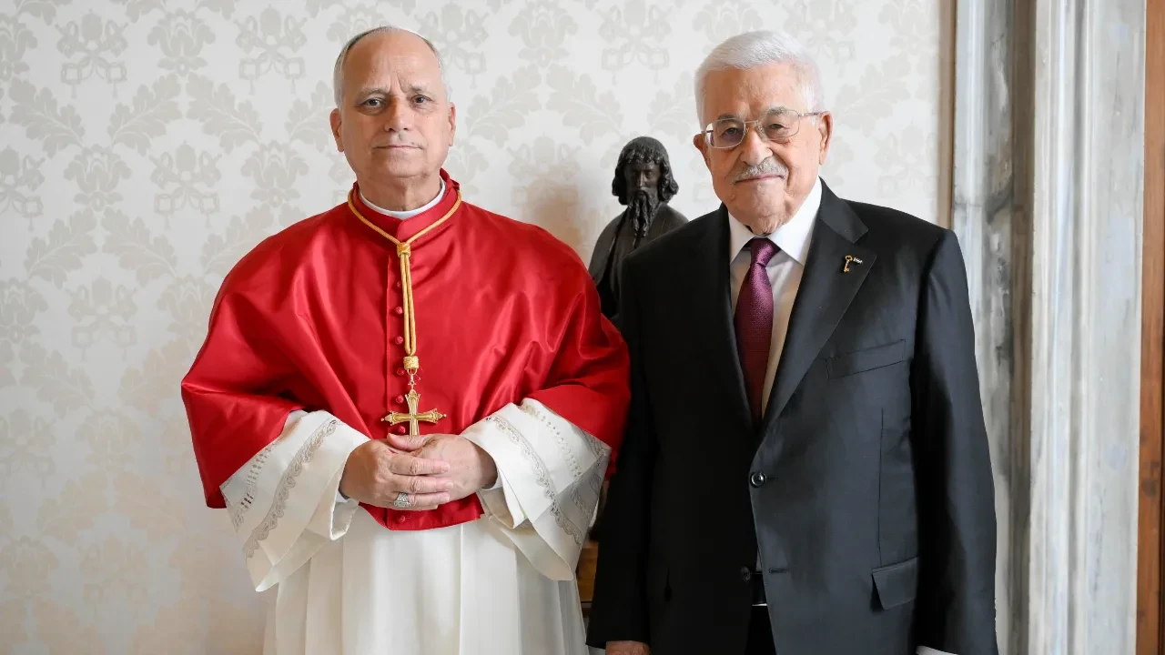 Filistin Devlet Başkanı Abbas Vatikan'da! Papa 14'üncü Leo ile ilk görüşme