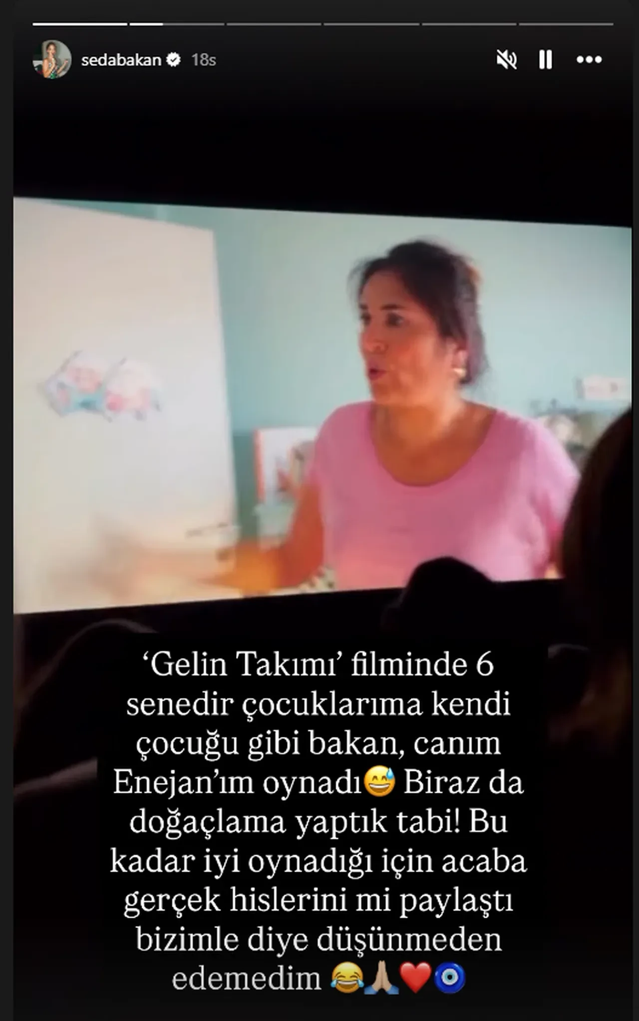 Seda Bakan çocuklarının bakıcısıyla filmde buluştu