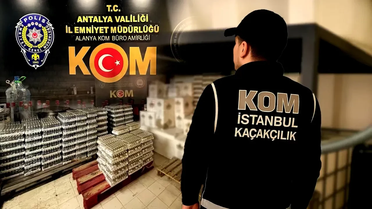 Türkiye genelinde kaçak içki operasyonu! Binlerce kişiyi zehirleyeceklerdi
