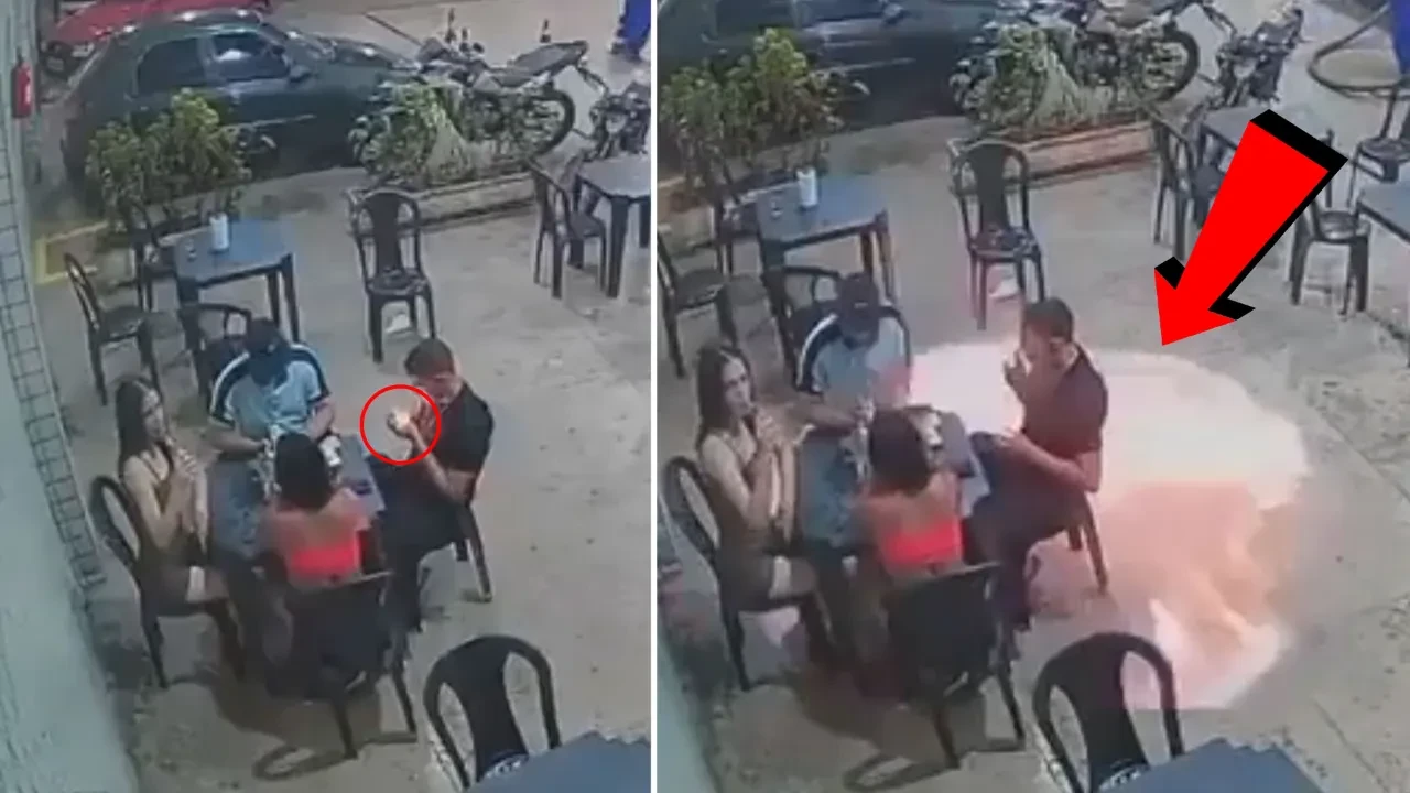 Havaya uçmaya ramak kala! Benzinlikte hayatının hatasını yaptı