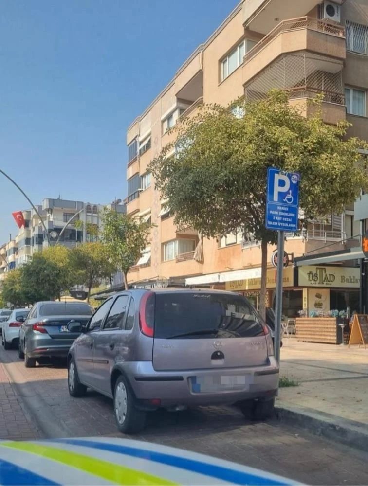 Manisa'da engelli rampası ve park yeri işgaline geçit yok: 98 araca 72 bin TL ceza kesildi