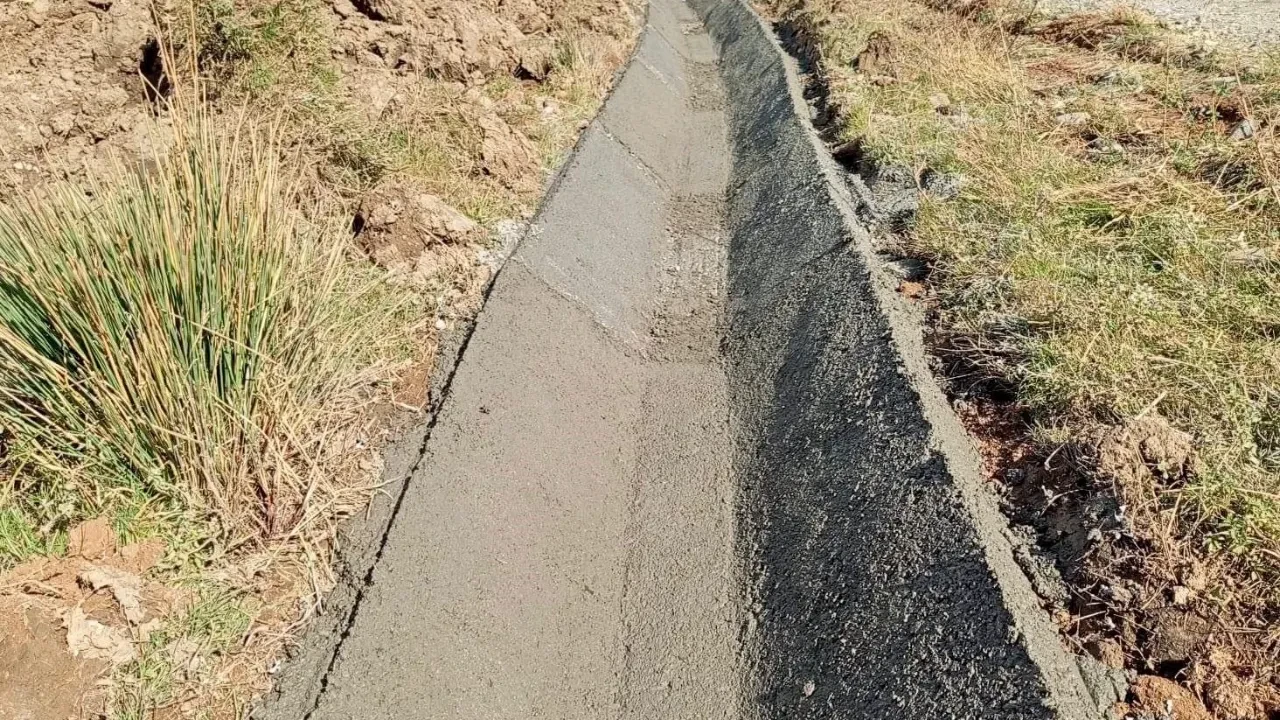 Kepenek köyü sulama tesisi tamamlandı