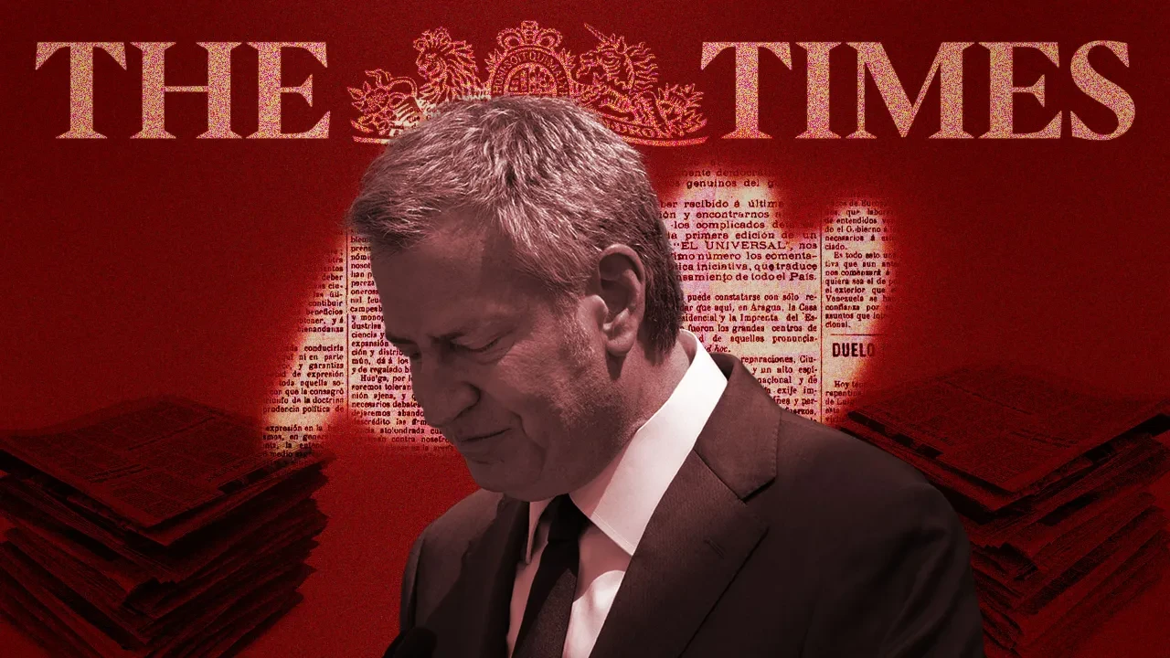 The Times'tan skandal hata! Bill de Blasio'lar karıştı